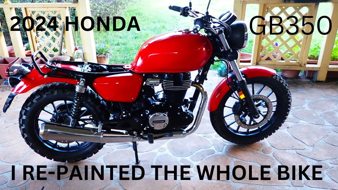 2024 Honda GB350 - I Re-Painted The Whole Bike!