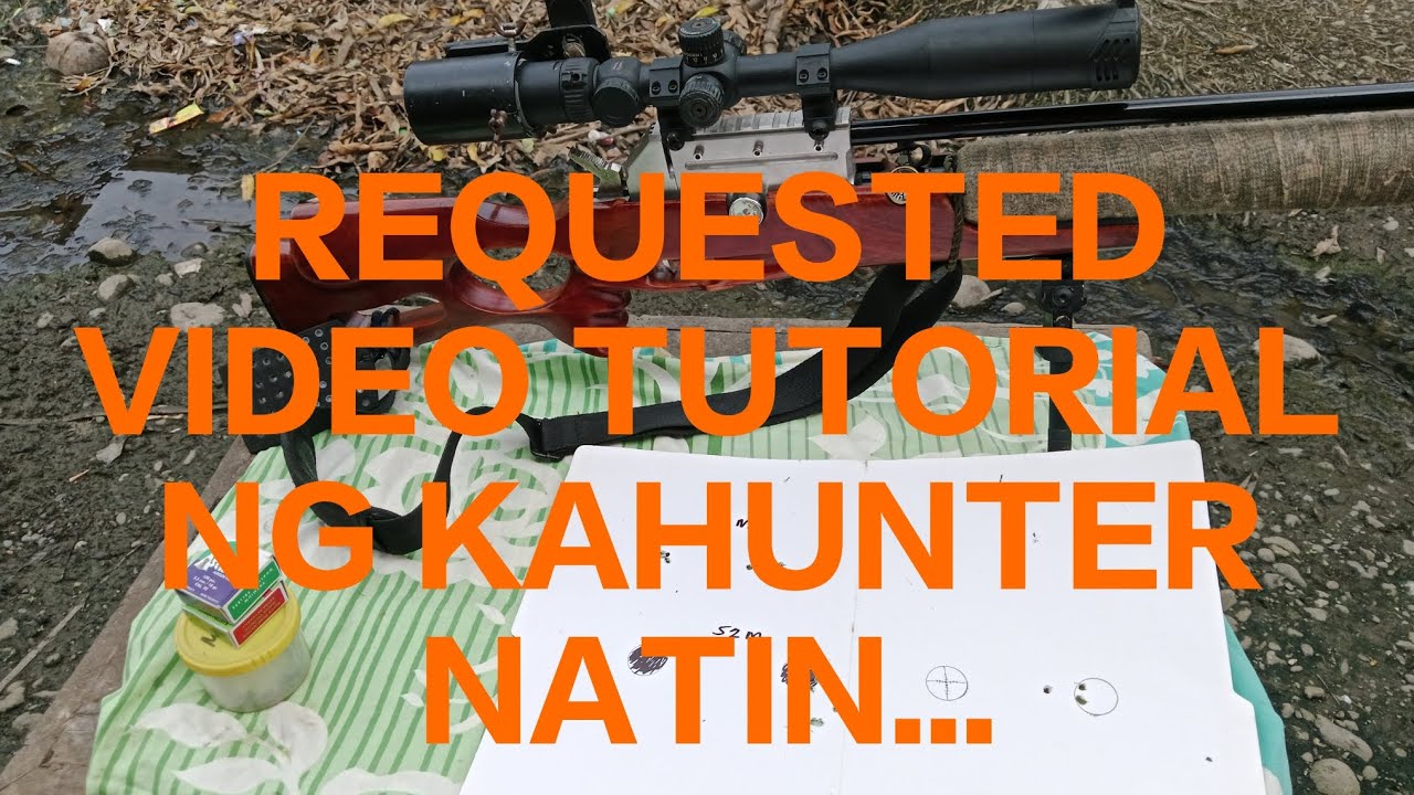 TIPS:PAANO MAG-ADJUST OR COMPENSATE,ZERO IN 25METERS TO 52METERS TARGET #boyet39mixvlog #pcphunters 