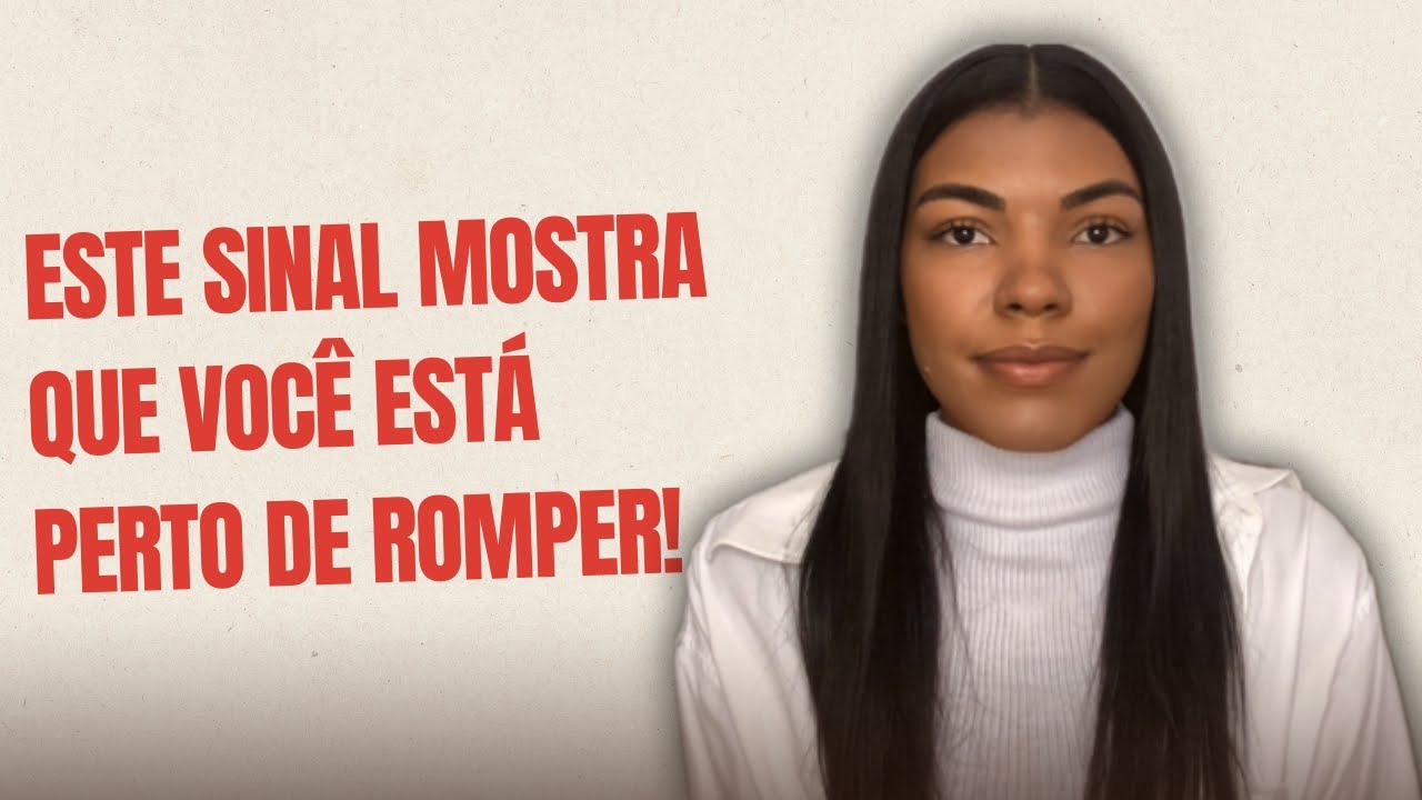 Este é um sinal muito claro de que você está prestes a romper na vida!! | FIQUE ATENTO!