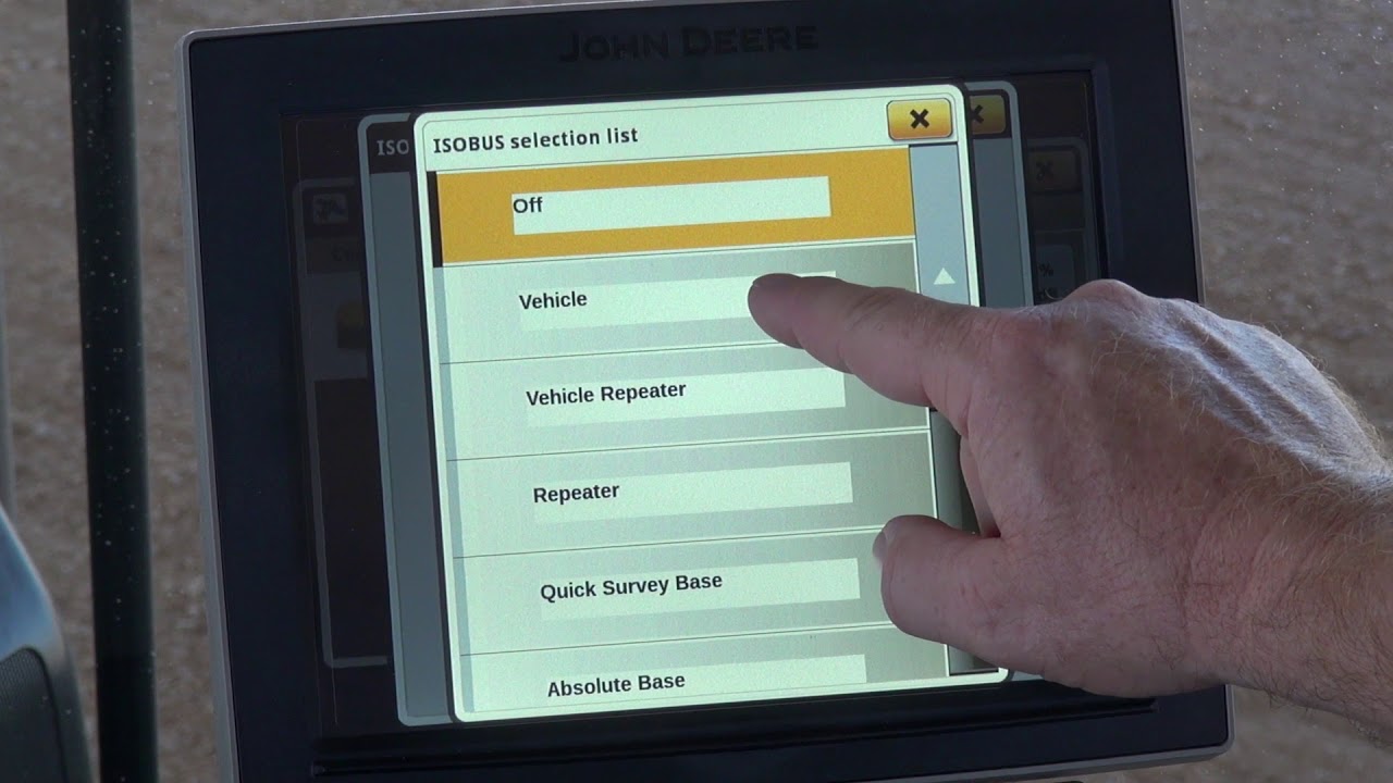 John Deere Gen4 Display:  How to Connect to RTK