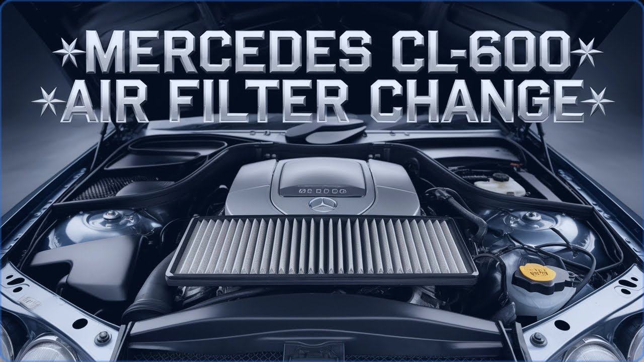 Change Your Mercedes CL600 Air Filter FAST And EASY