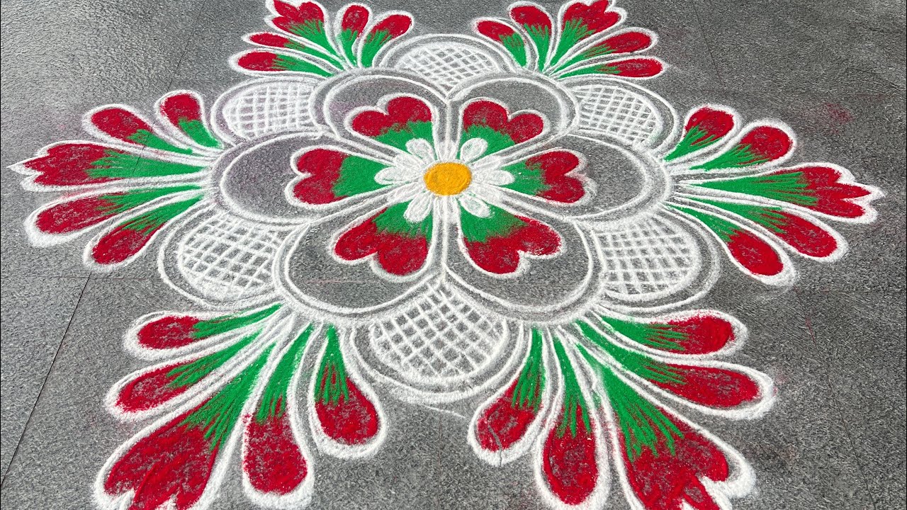 மார்கழி மாத கோலங்கள் ❤️❤️#rangoli #margazhirangolikolam #easyrangoli #muggulu #dialyrangoli 