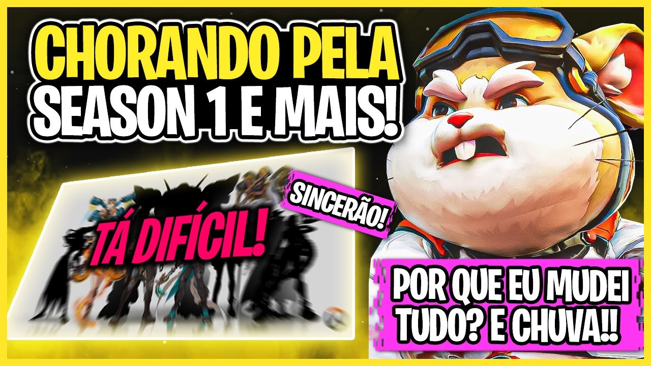 MINHA OPINIÃO SINCERA SOBRE A SEASON 1 DE OVERWATCH 2, ESTADO DO 6V6 E MAIS! LIVE NA CHUVA