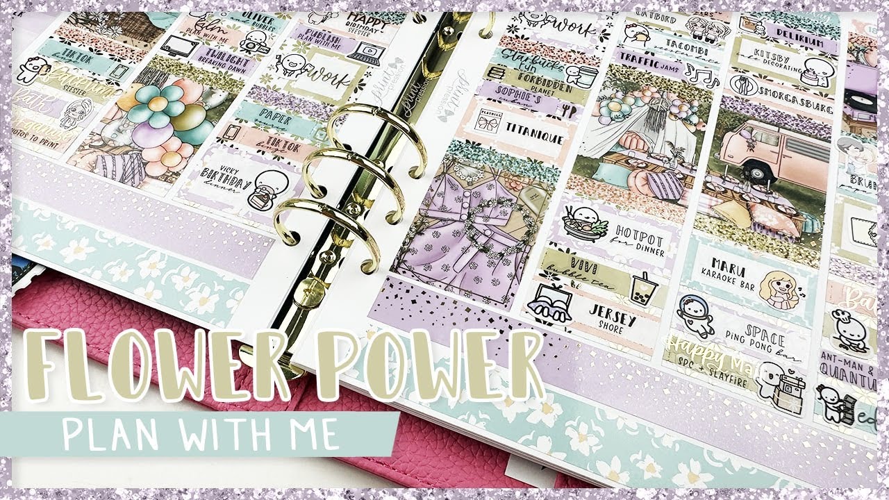 Plan With Me ⟡ Flower Power (CaressPress)
