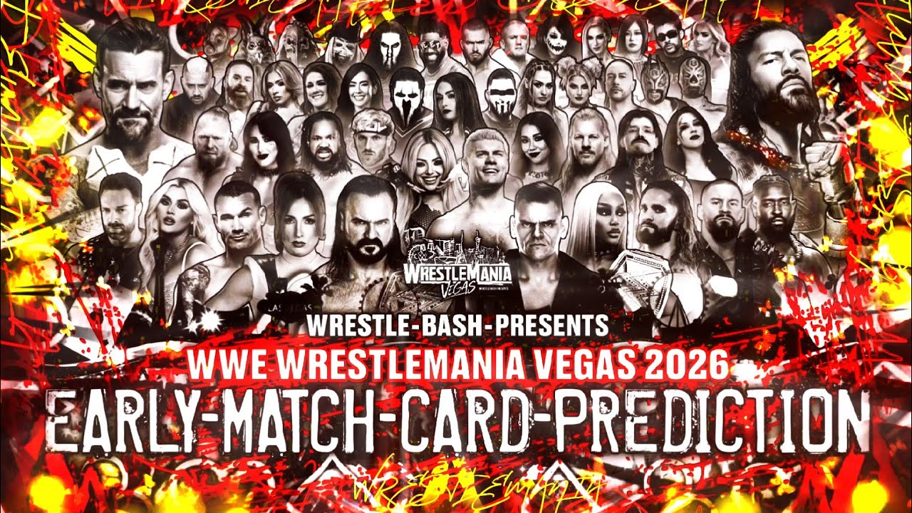 Предварительные прогнозы на матчи WWE WrestleMania 42