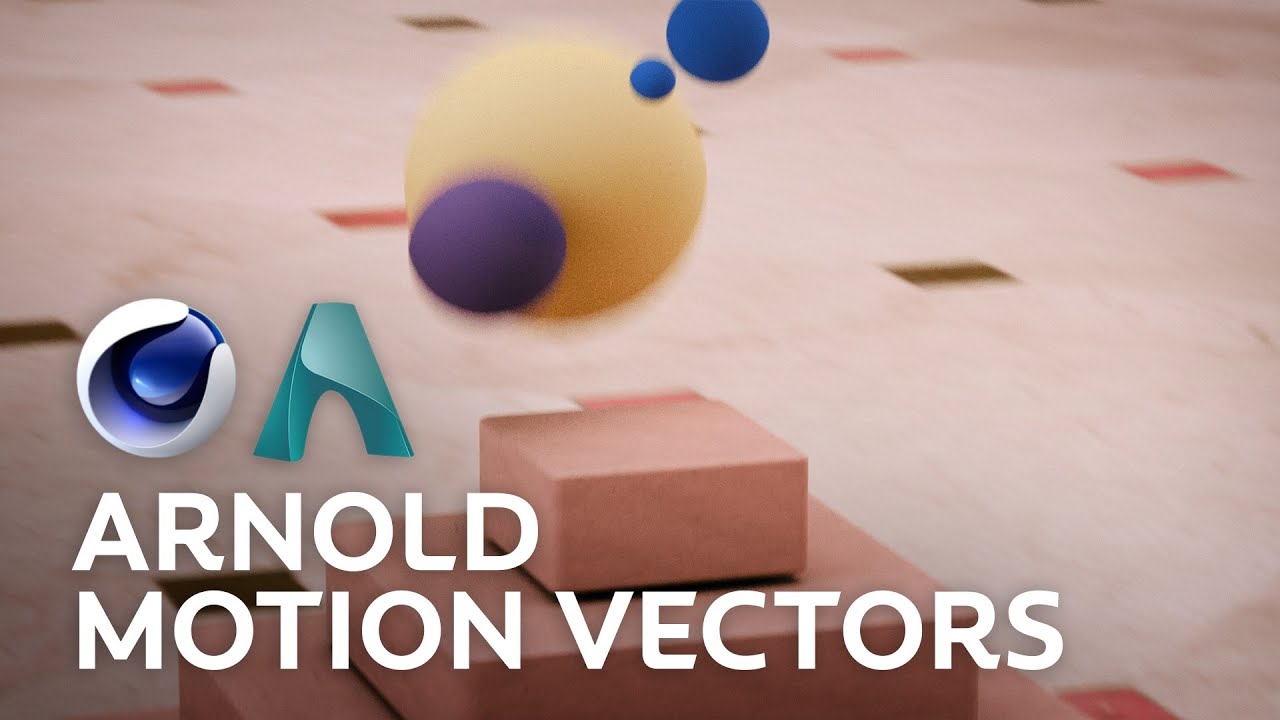 How to use Motion Vector passes in Arnold for Cinema4D