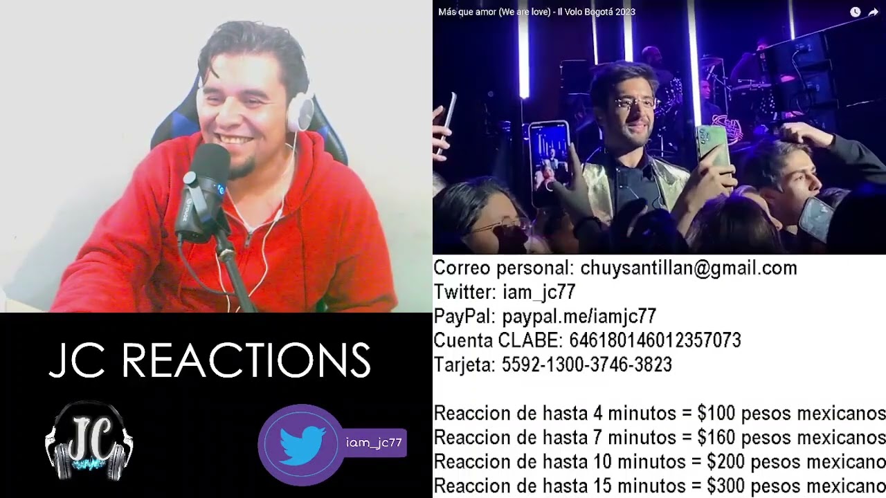 | DOBLE REACCION | IL VOLO - MAS QUE AMOR / LA INCONDICIONAL