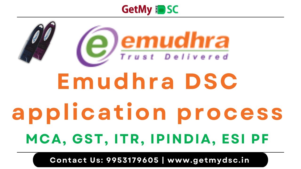 How to Apply Emudhra DSC | Emudhra DSC Process Step by Step I Class 3 DSC digital Signature E mudhra