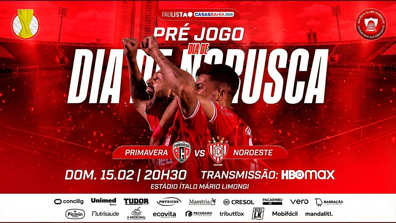 PRÉ-JOGO - Primavera x NOROESTE | PAULISTÃO 2026