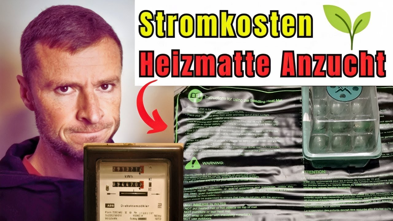 Wie teuer ist der Strom für Pflanzen-Heizmatten wirklich? 💸🌱