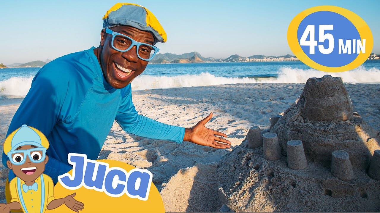 Juca Constr&oacute;i um Castelo de Areia na Praia! | MELHORES MOMENTOS DO JUCA BRASIL! | V&iacute;deos Educativos