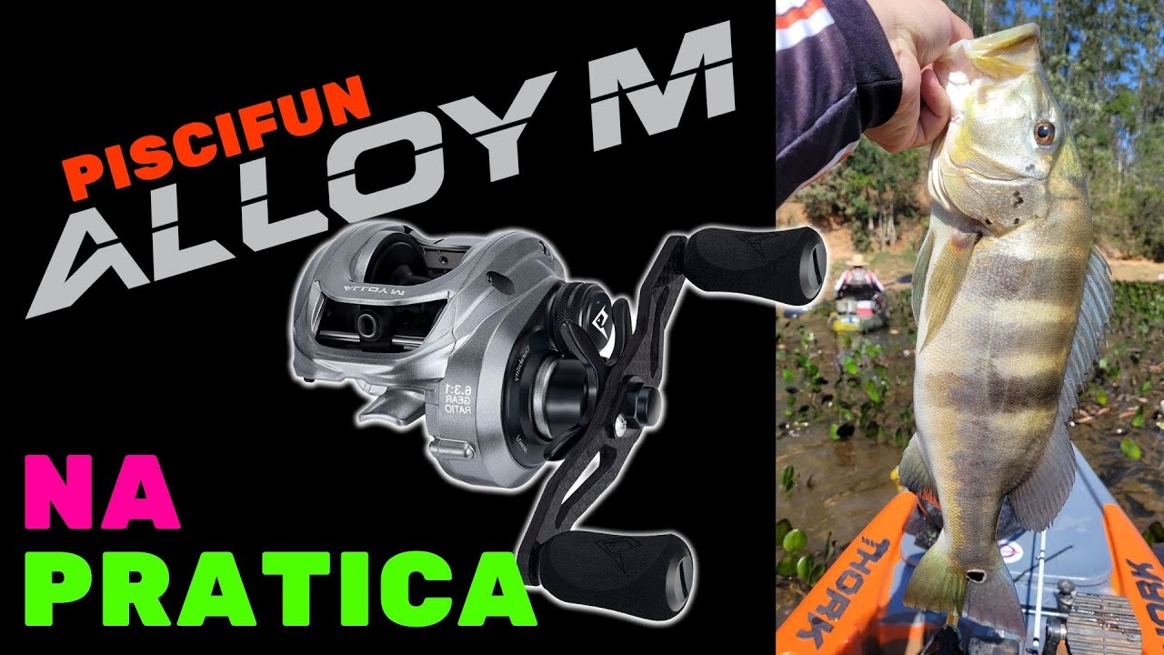 Carretilha Piscifun Alloy M na prática - Alloy M reel in practice