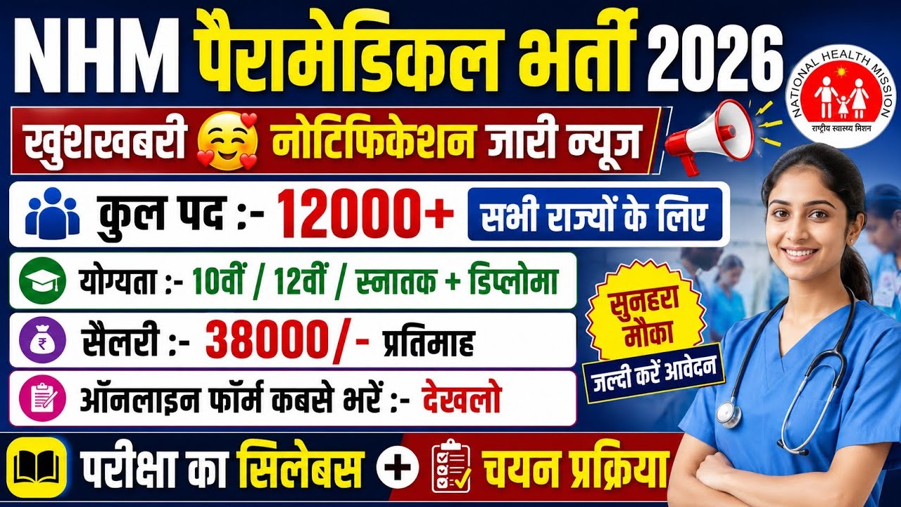NHM VACANCY 2026 | UP NHM VACANCY 2026 | ANM VACANCY 2026 | UP ANM VACANCY 2026 
