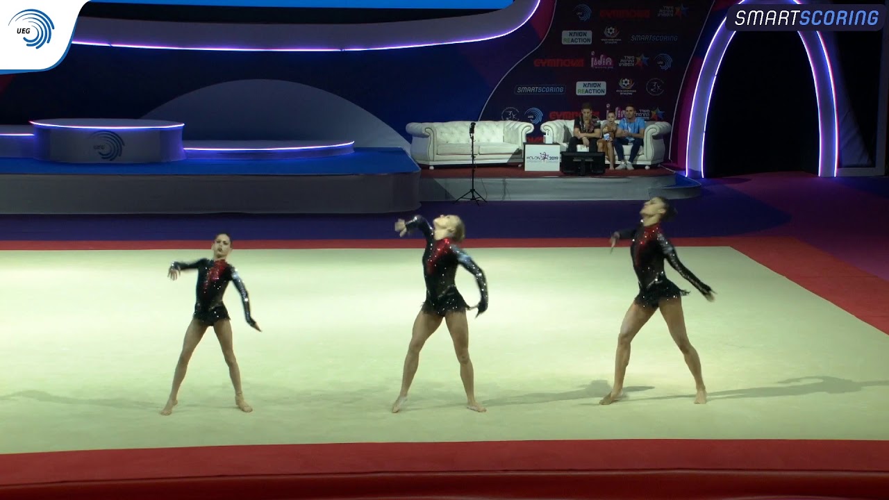 Women's group Israel - 2019 junior Acro European Champions, balance
