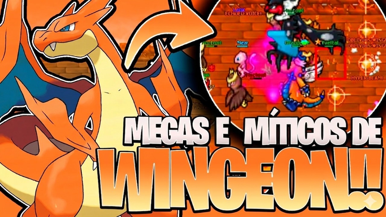 MEGA DE CLAN E MITICO/LENDÁRIO😍🤯POKETIBIA MOBILE E PC 2026 POKE AMIGOS! WINGEON CLAN!
