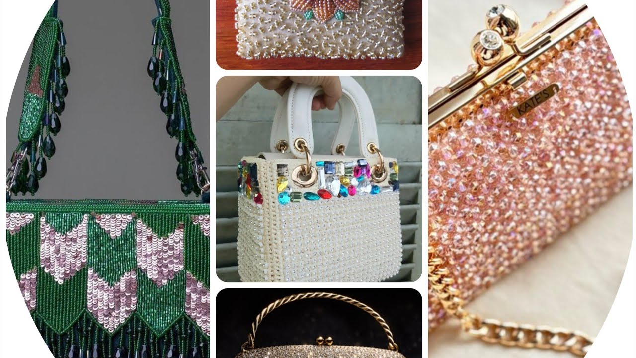 Luxury Beaded Bags & Clutches for Women | Elegant Handmade Party Accessories#trending#trend  