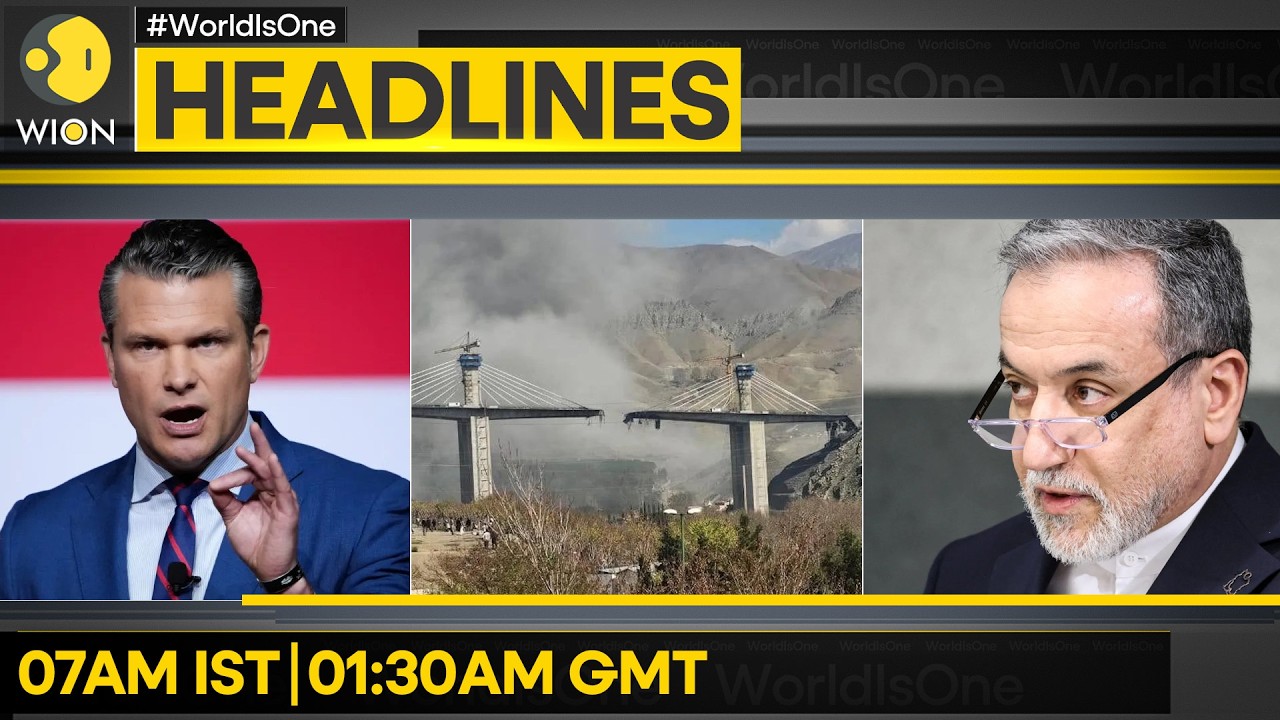 US-Iran War: US Bombs the Biggest Bridge in Iran | Pete Hegseth Removes Top Army General | Headlines