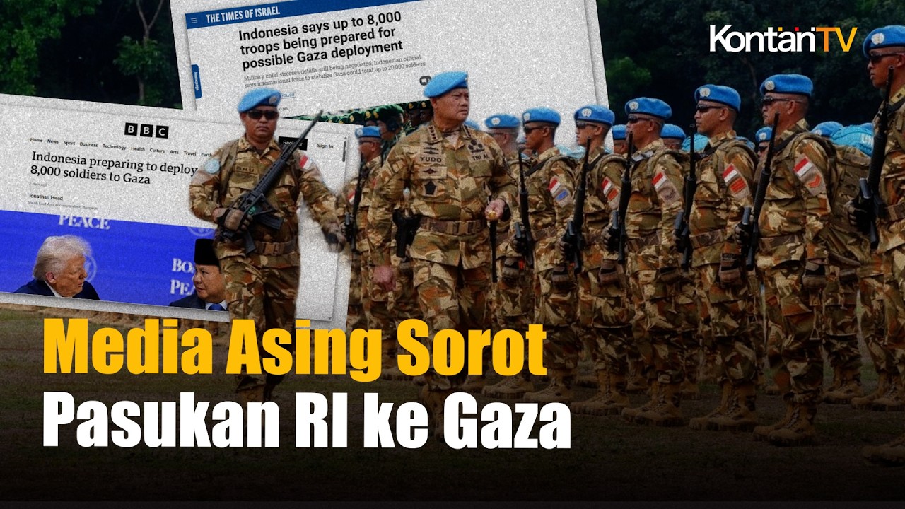 Rencana Indonesia Kirim 8.000 Pasukan ke Gaza Mendapat Sorotan Media Asing dan Israel