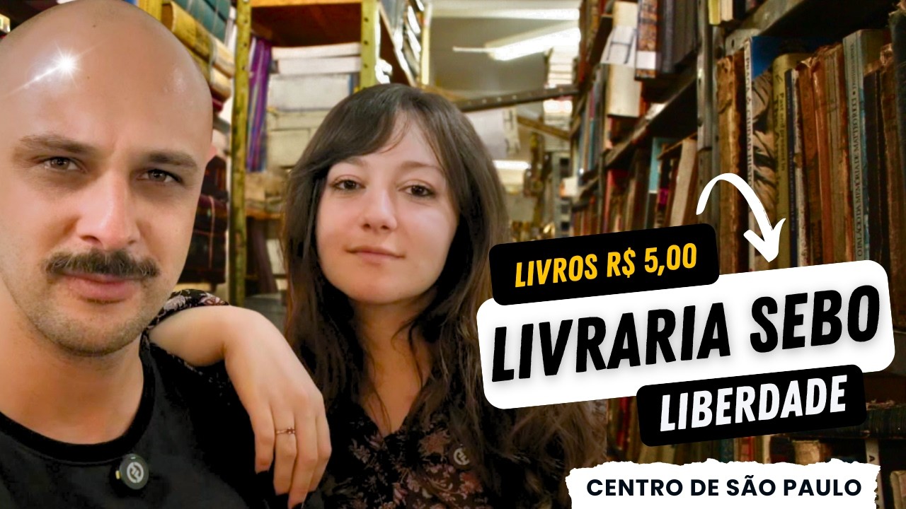 Descobrimos o MELHOR SEBO do Centro de SP! (Livros a R$5!)