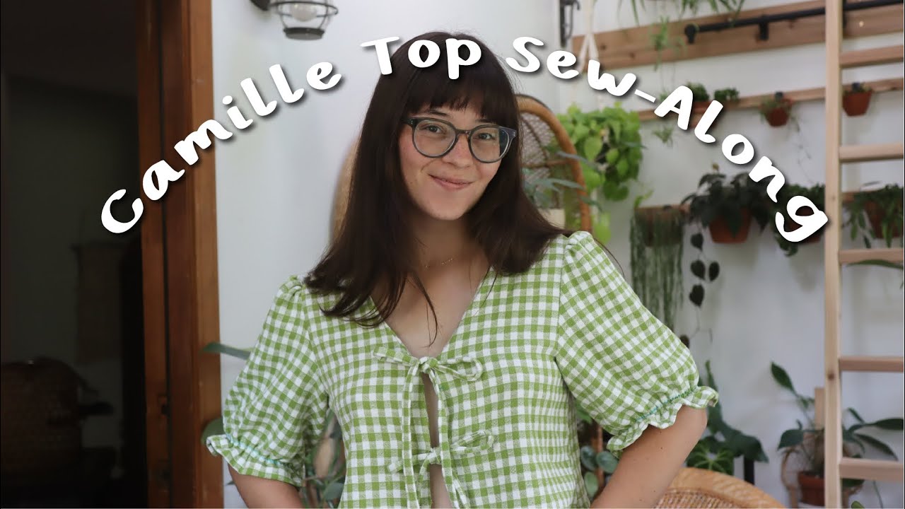 Camille Top Sew Along! | sew a summery blouse with me