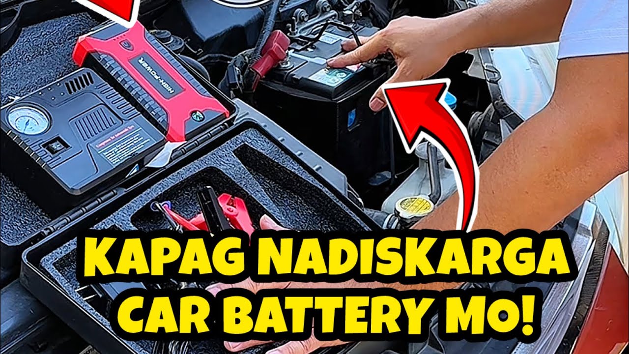 ito ang Magse-save ng BUHAY mo kapag Nadiskarga ang Car Battery mo | 2in1 CarJump Starter
