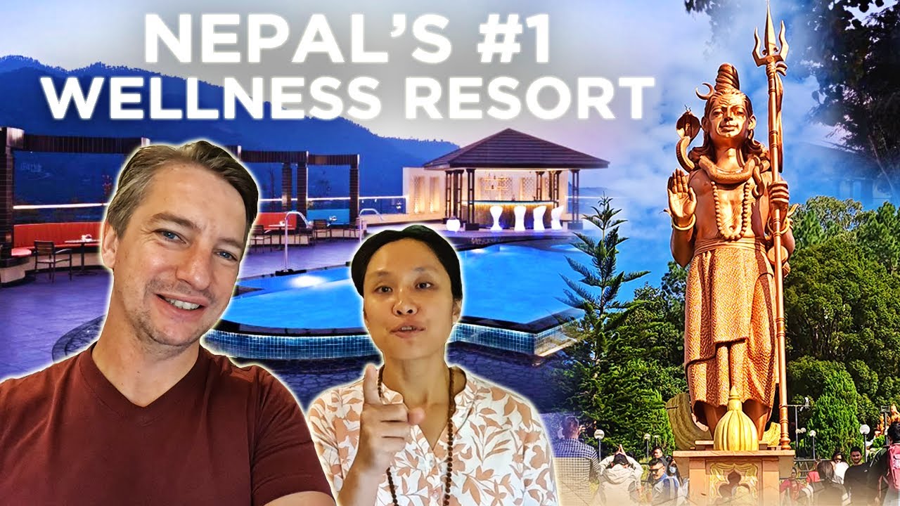 Nepal's FIVE STAR Wellness Resort in Bhaktapur | World's Biggest Shiva Statue & Jain Cuisine