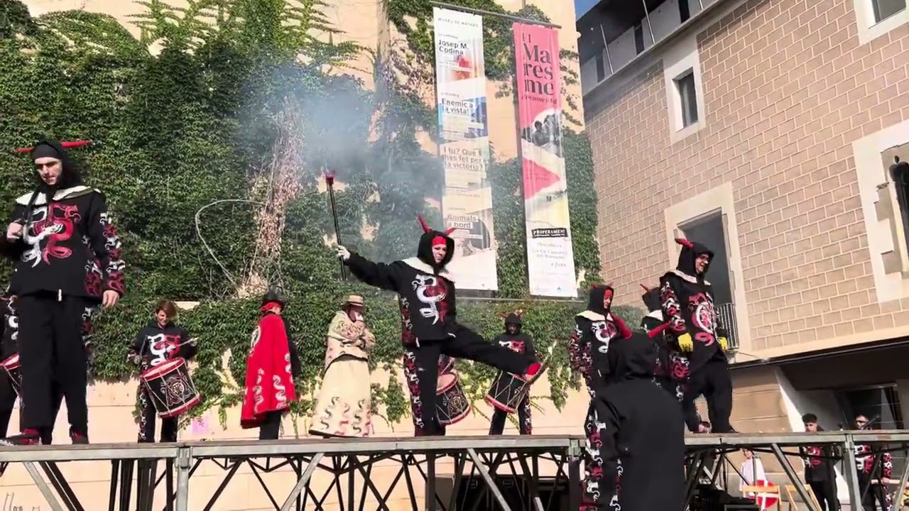 Ball de diables els 7 pecats capitals de la Pobla de Mafumet. -Ball parlat les santes de Mataró 2024