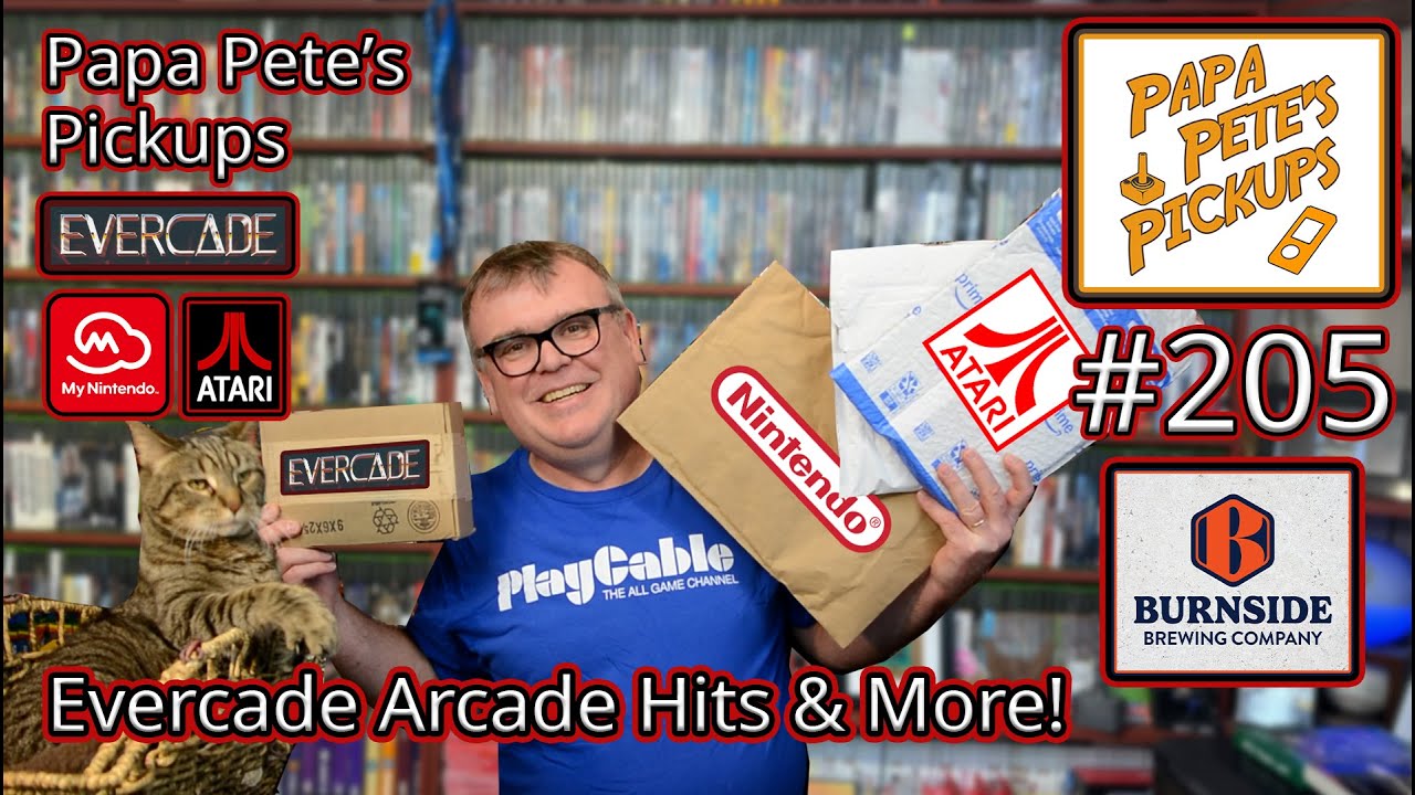 Evercade Arcade Hits & More - Papa Pete's Pickups - Ep 205