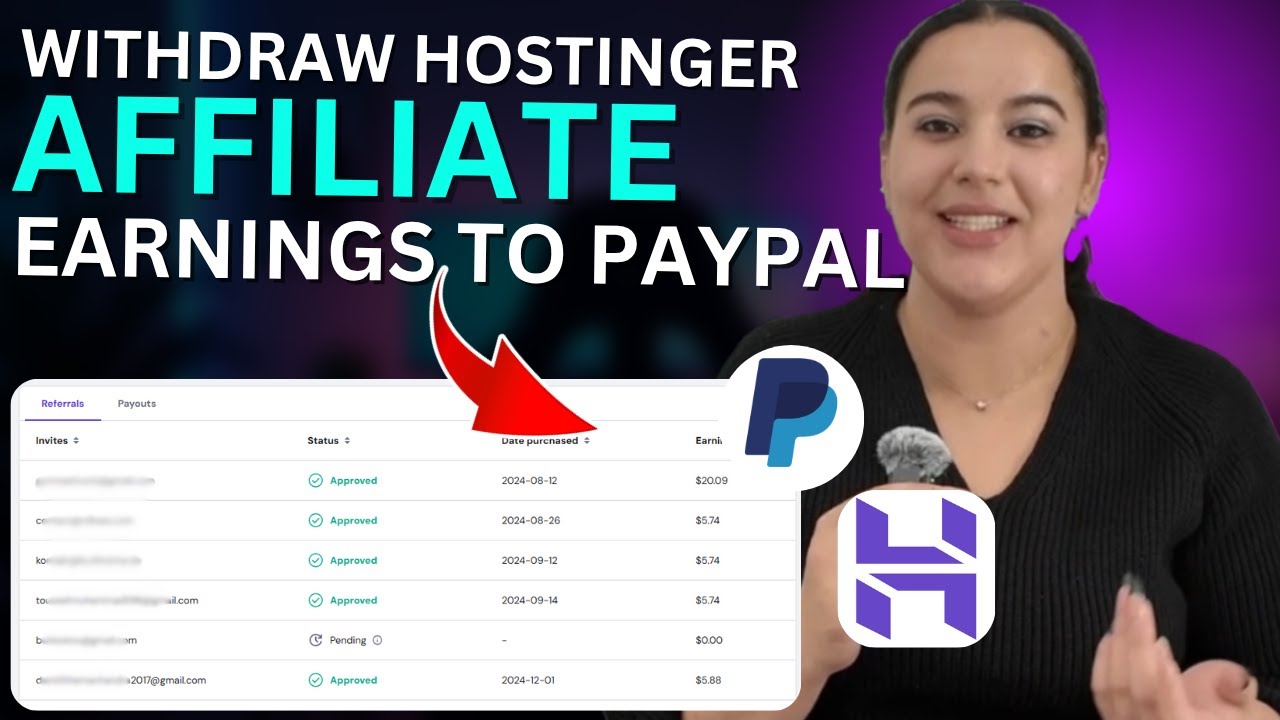 How to withdraw Hostinger Affiliate Earnings to your paypal account