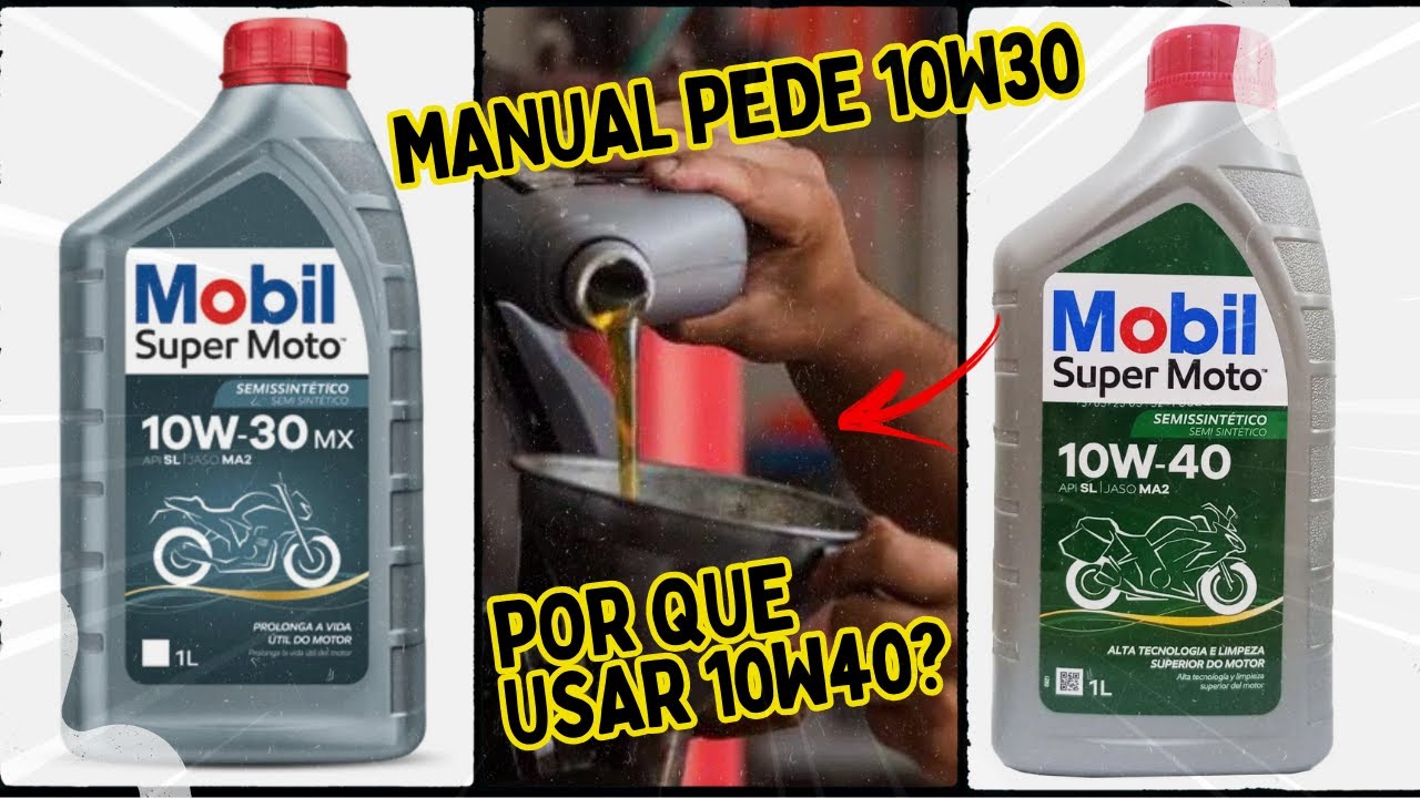 🔥[VOCÊ PRECISA SABER] SE NO MANUAL PEDE 10W30 POR QUE ESTA USANDO 10W40 NA SUA MOTO?