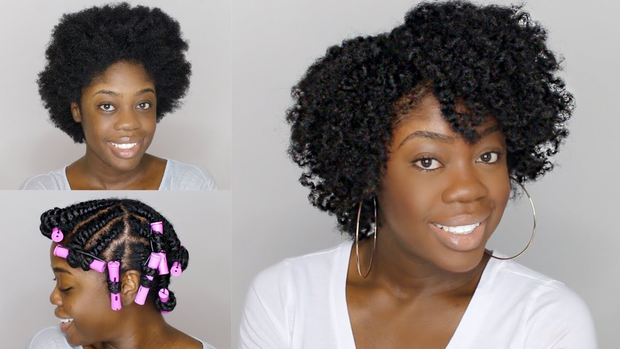 Flat Twist Out on 4B/4C Hair | Damp Hair & No Heat