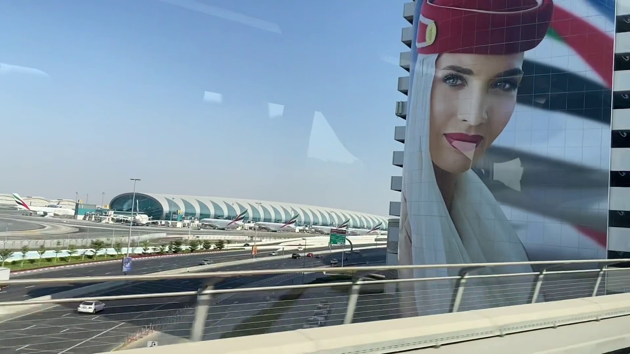 Dubai Metro & Bus Ride going to Dubai Festival City