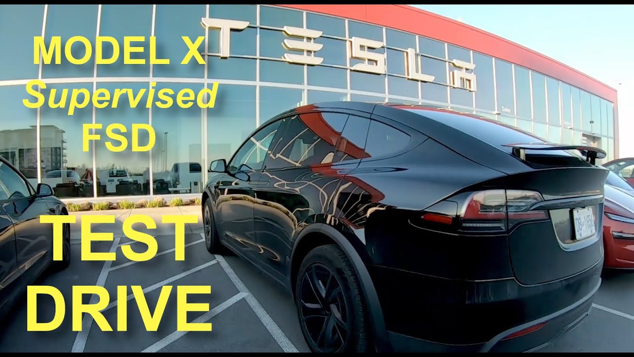 TESLA FSD Model X Test Drive - HIGHLANDS