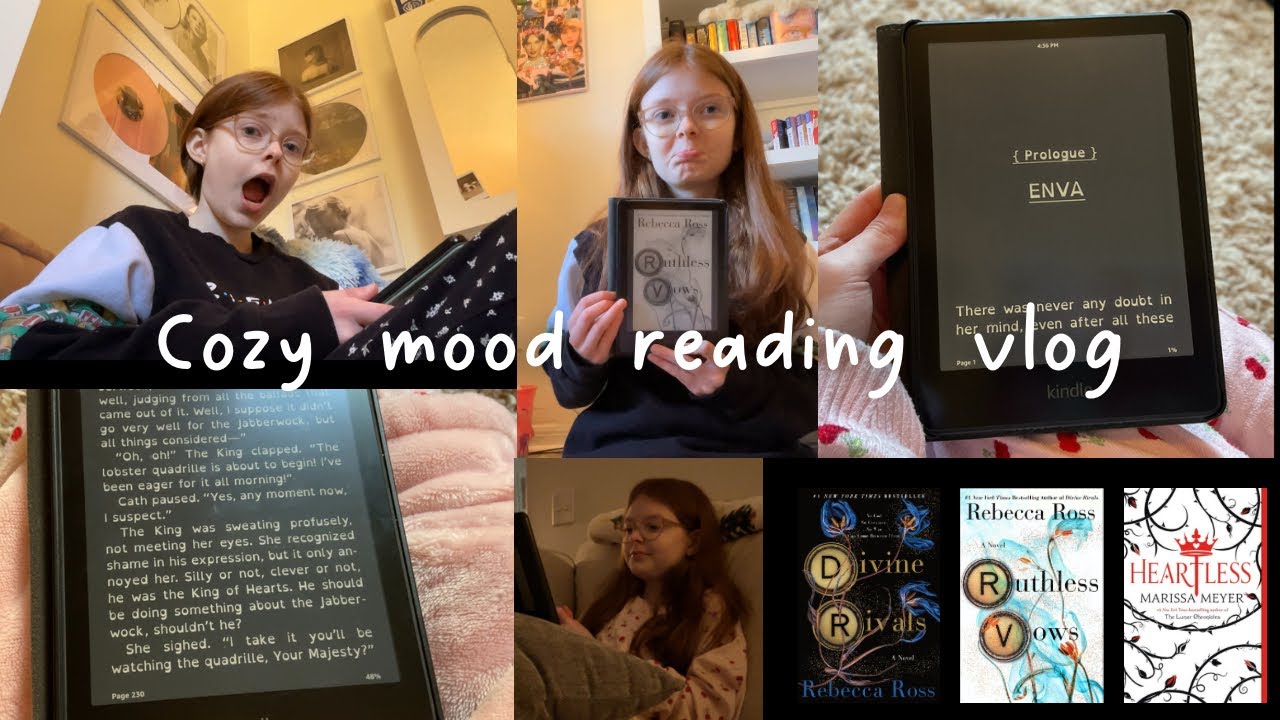Cozy mood reading vlog *no spice* 