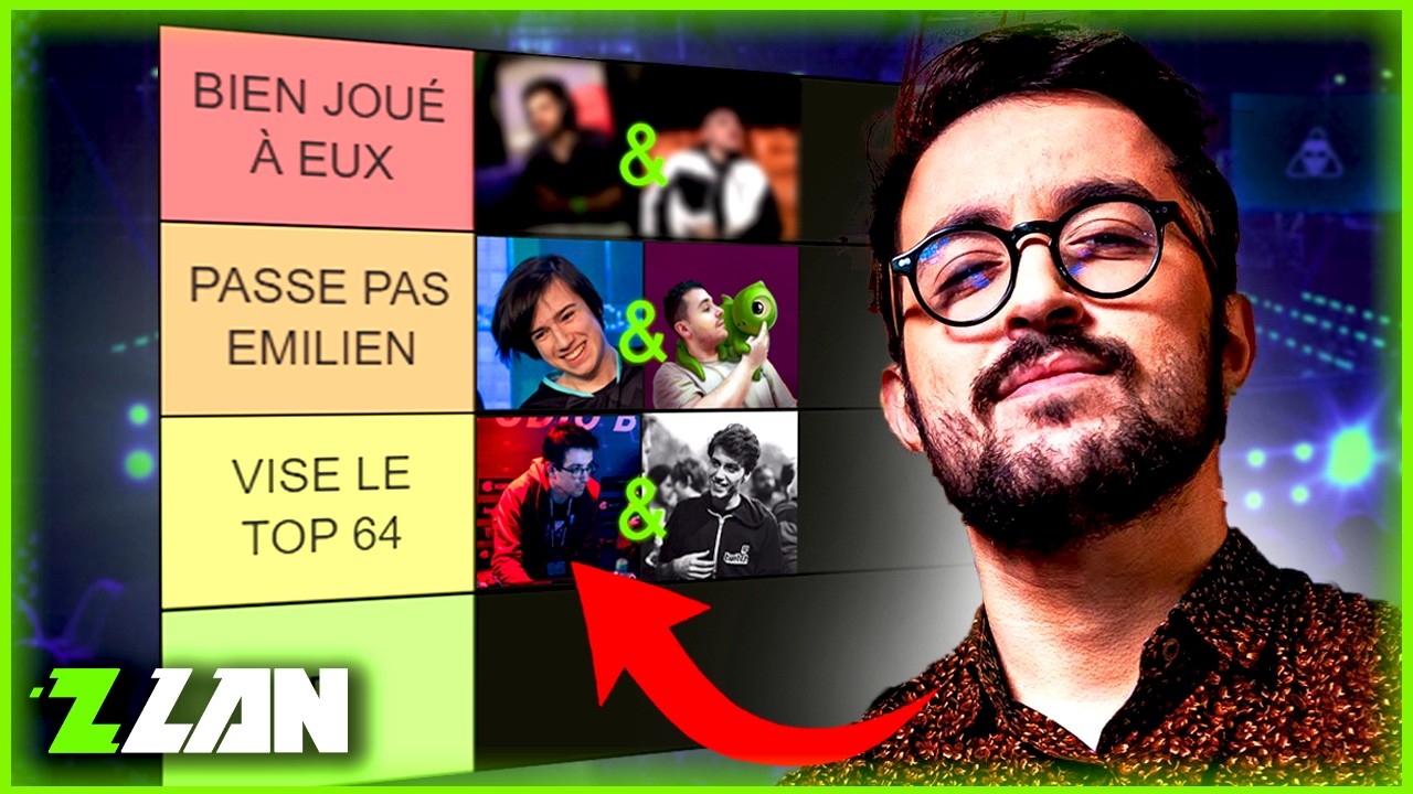 MA Tier List pour la ZLAN 2026