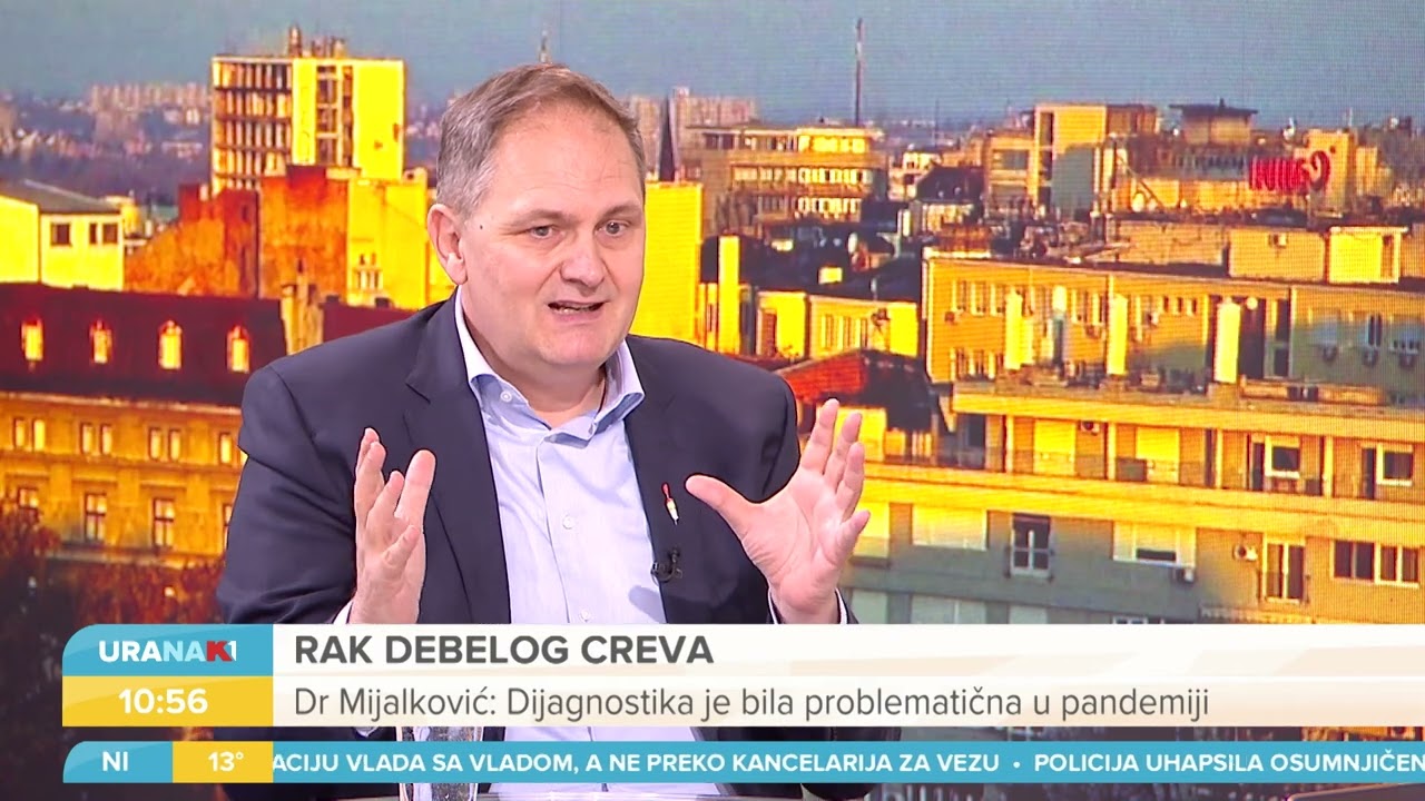URANAK1 | Od raka debelog creva godišnje oboli 4.500 ljudi, umre više od 200 | Dr Nenad Mijalković
