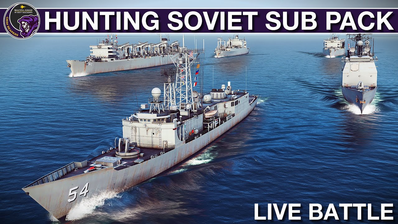 US ASW Ships Protect Convoy From Soviet Submarines In Mediterranean | Sea Power