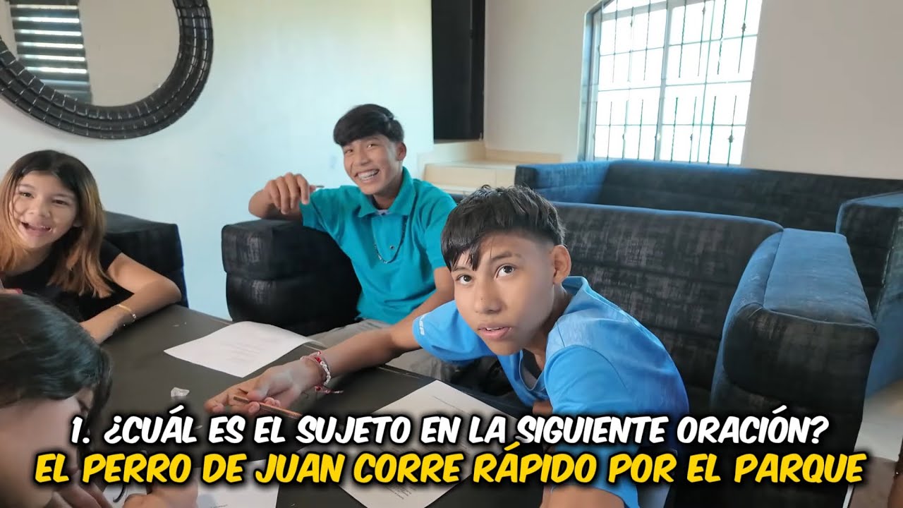 LES HICE UN EXAMEN PÁRA VER QUIEN ES EL MAS INTELIGENTE 🧐 // TODOS REPROBARON 🙄