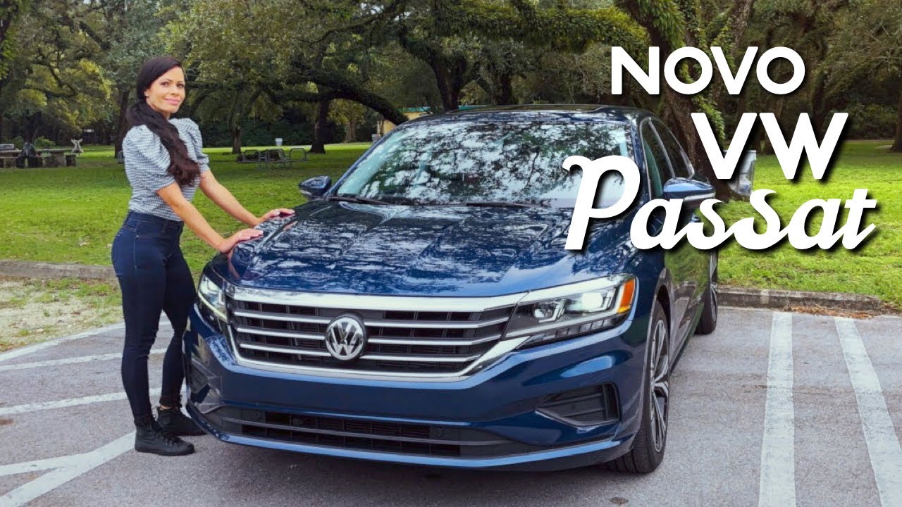Novo VW PASSAT SEL 2020/2021 na cor Tourmaline Blue Metallic, vendido nos EUA: $32,000
