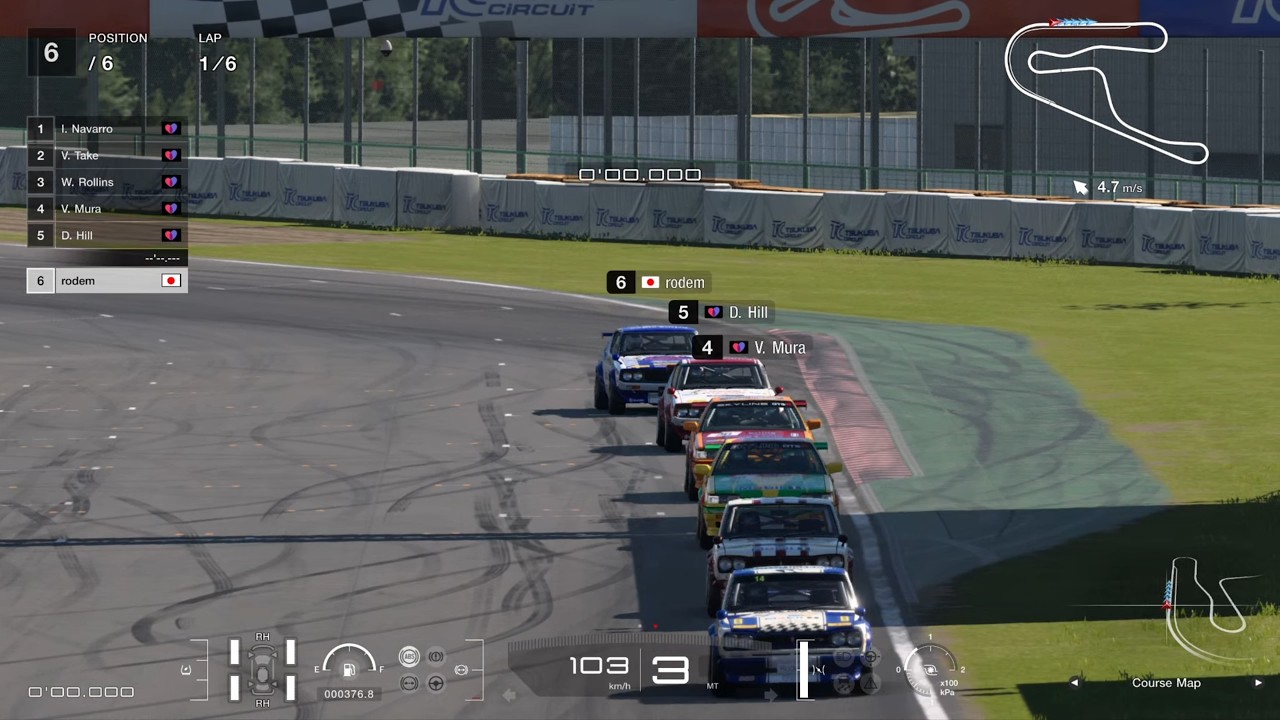 GT7 激遅太郎はスカイラインだけで遊ぶ。筑波サーキット - 2026_2_16