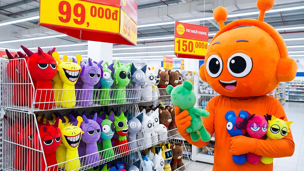 Sprunki Appears in the Supermarket?! Oren Can't Believe Her Eyes!
