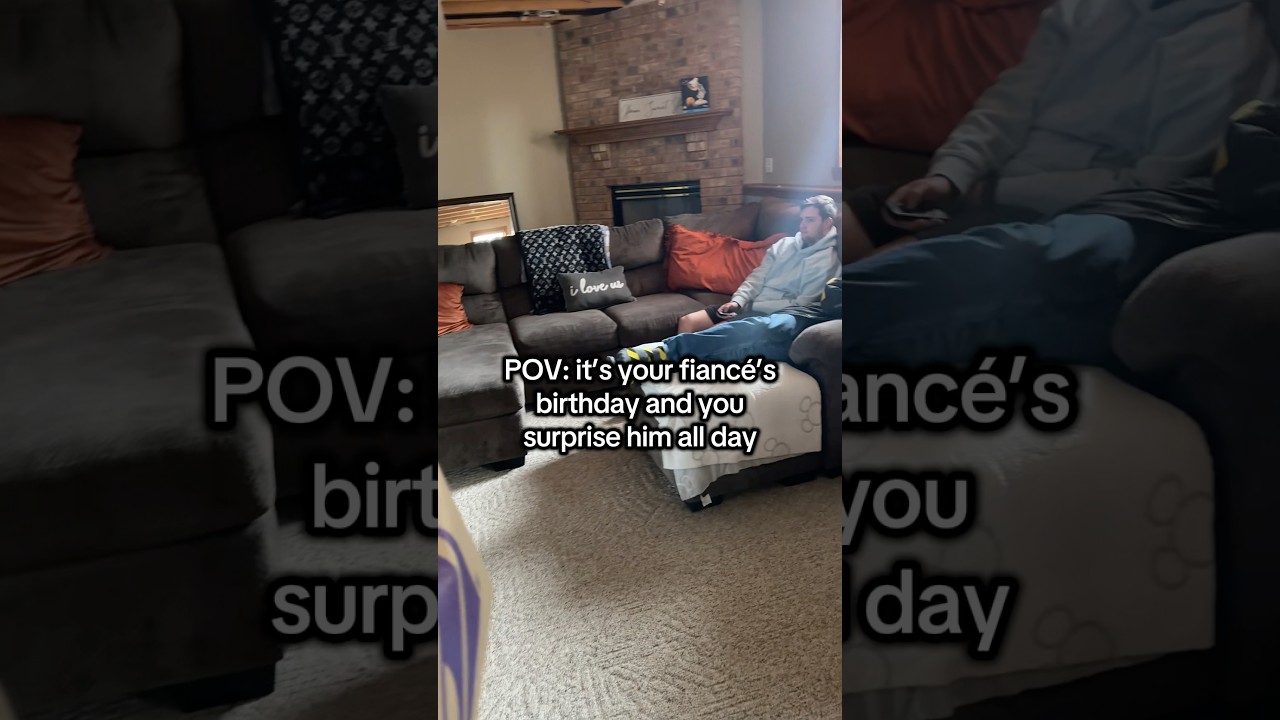 Surprising my fiancé for his birthday! 
