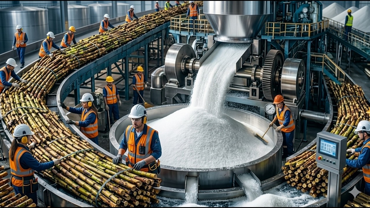 5 Things You Don't Know About the MASSIVE Sugarcane Factory Process