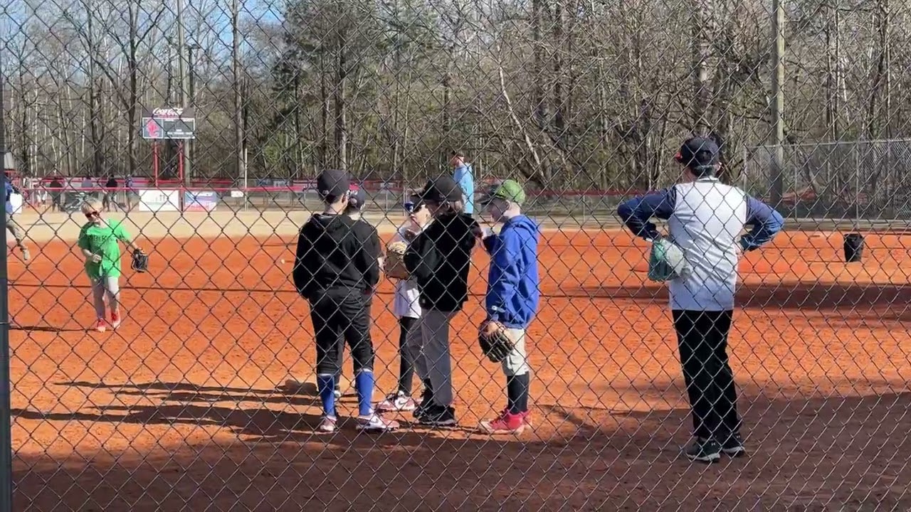 Buổi học Baseball đầu tiên của JD tại South Cherokee Baseball, Woodstock 8 February 2026
