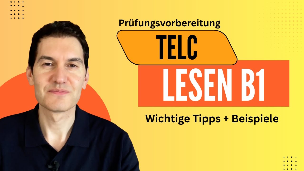 LESEN B1 TELC - So bestehst du die Prüfung! | Deutsch