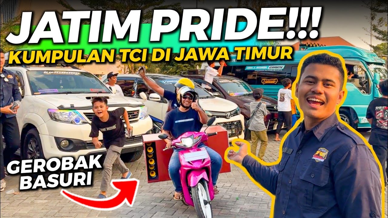 TCI JATIM PRIDE KUMPUL DI JOMBANG😍‼️- ADA GEROBAK BASURI😭!!!