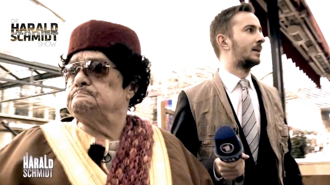 Jan Böhmermann ist mit Muammar al-Gaddafi unterwegs! (Parodie) | Die Harald Schmidt Show (ARD)