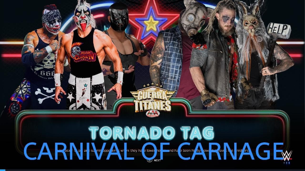 AAA Guerra De Titanes: The Psycho Circus Vs The Wyatt Sicks
