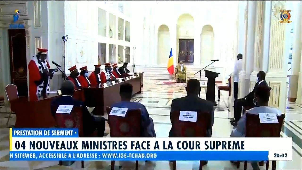 PRESTATION DE SERMENT - 04 nouveaux Ministres face à la Cour Suprême