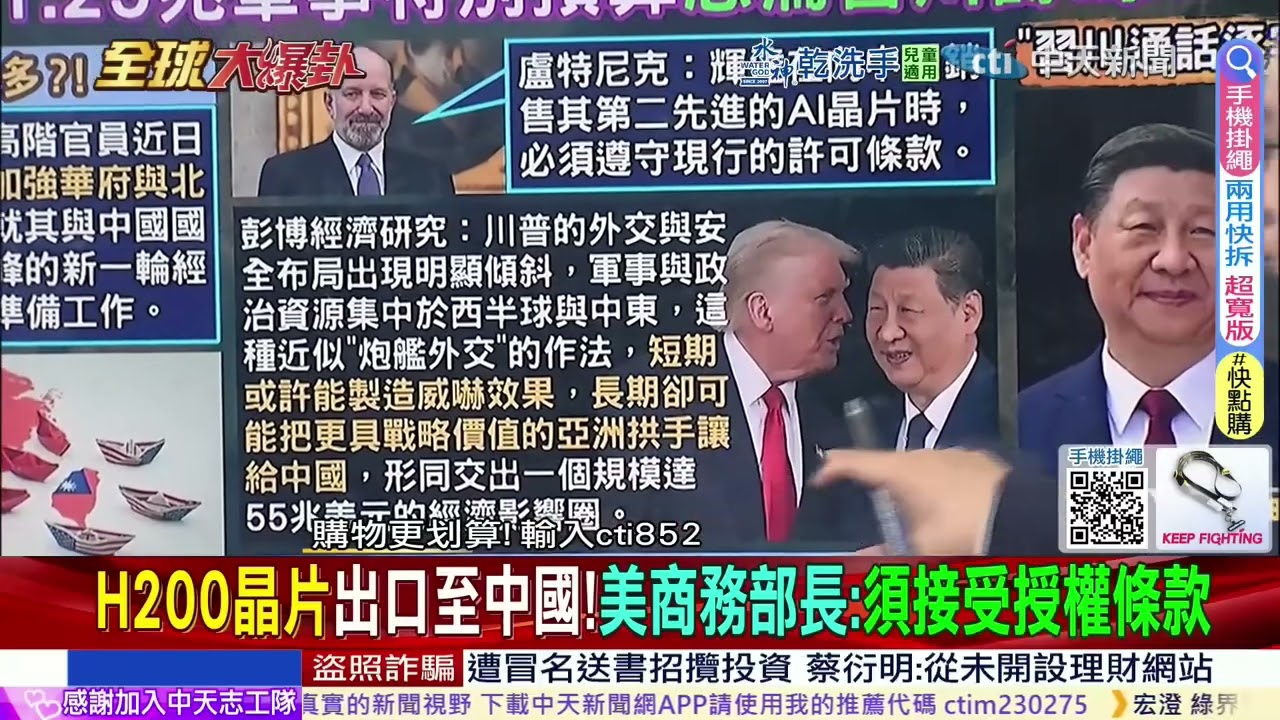 美國通過台灣保護法案 再爆200億軍售 恐毀習川會?@ctitalkshow